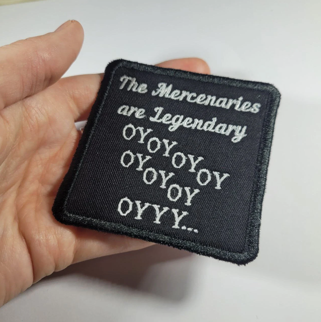 The Mercenaries are Legendary - Renewal 1123 Embroidered Iron-On Patch
