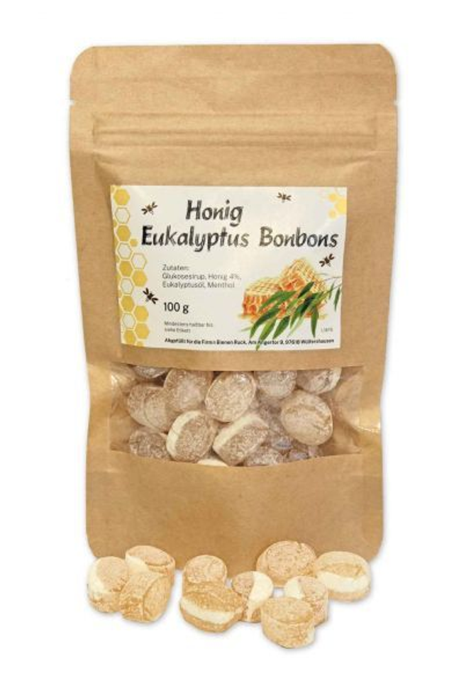 Honig Eukalyptus Bonbons – Kräftig & erfrischend