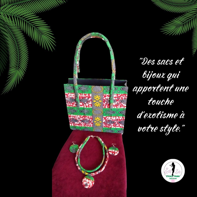 Ensenble wax sac et bijoux