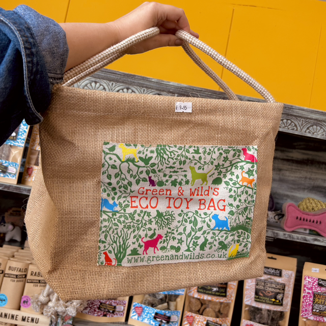 Green &amp; Wild&#039;s Jute Toy Bag
