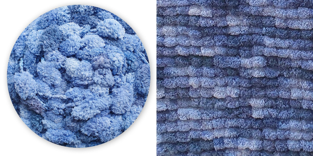 James C Brett Munchkin Pom Pom Yarn MK06 Blueberry Pie