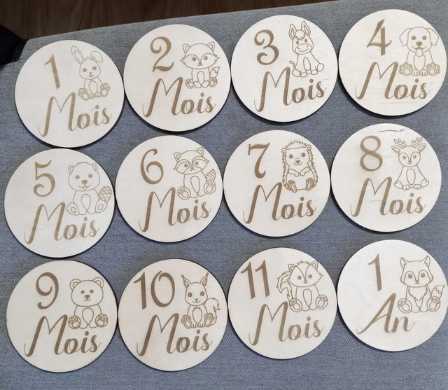 Cartes étapes bébé 🌿