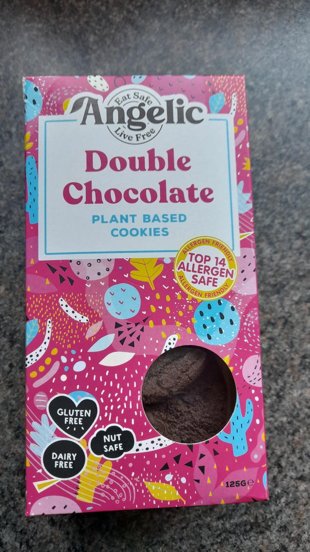 Angelic Double Chocolate plant based cookies