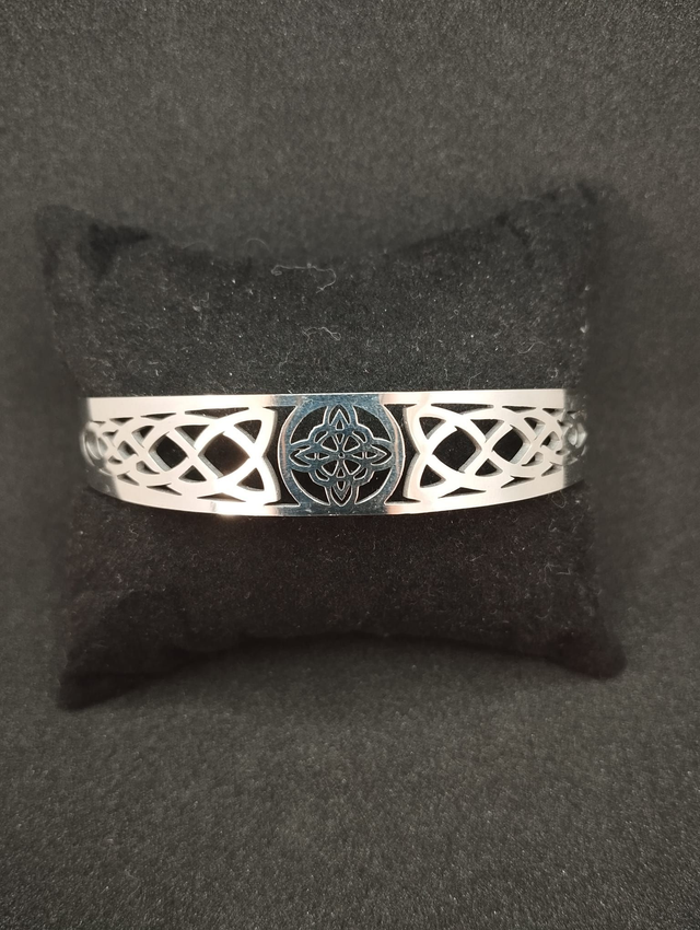 Bracelet métal nœud de sorcière