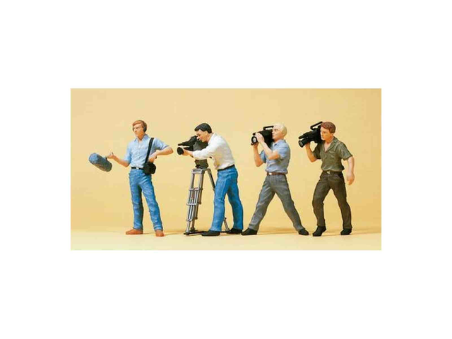 équipe de tv Preiser 65340 1/43