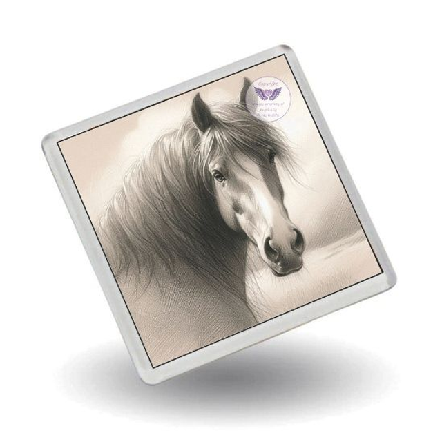 Artistic Horse print Fridge Magnet (H06)