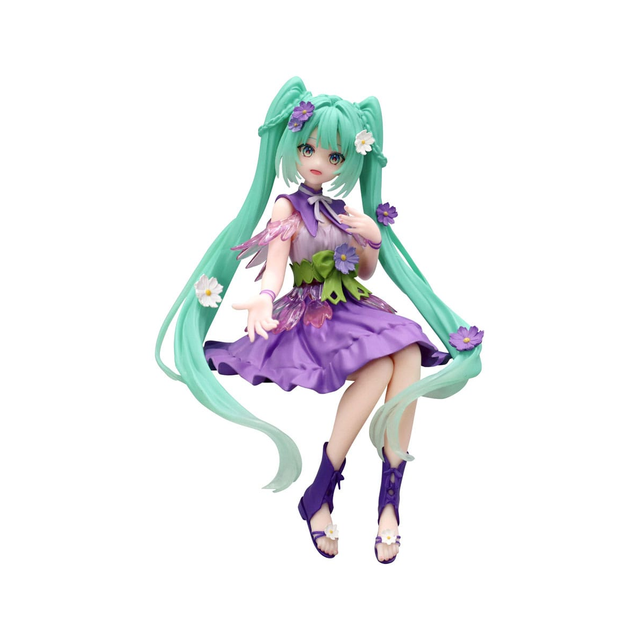 Hatsune Miku: Flower Fairy Cosmos (Purple Color Ver.) Noodle Stopper Figure