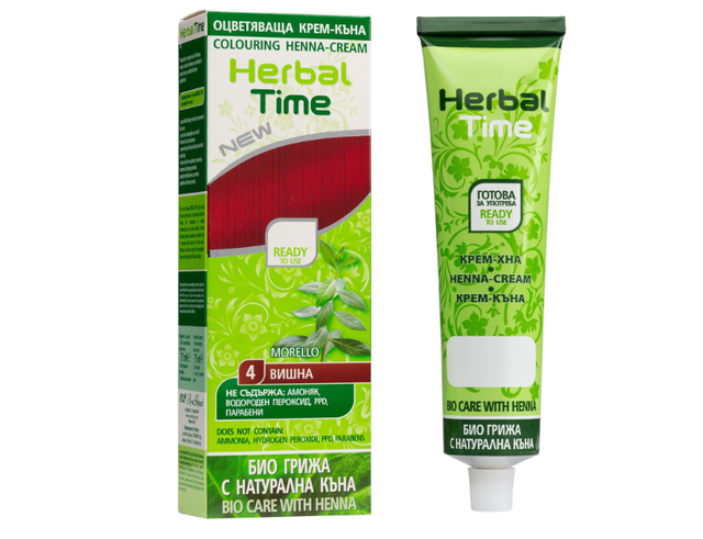Herbal Time Henna Natural Color Morello 4
