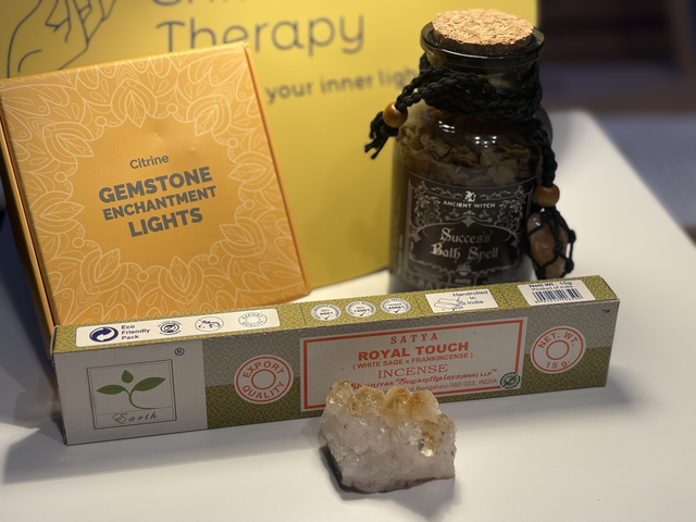 Abundance and Success Citrine Gift set