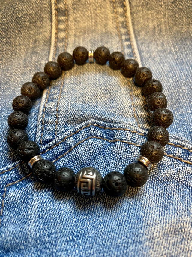 Bracelet Pierres de Lave 