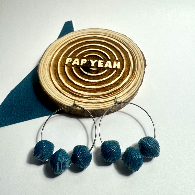 Boucles d’oreilles « créoles »