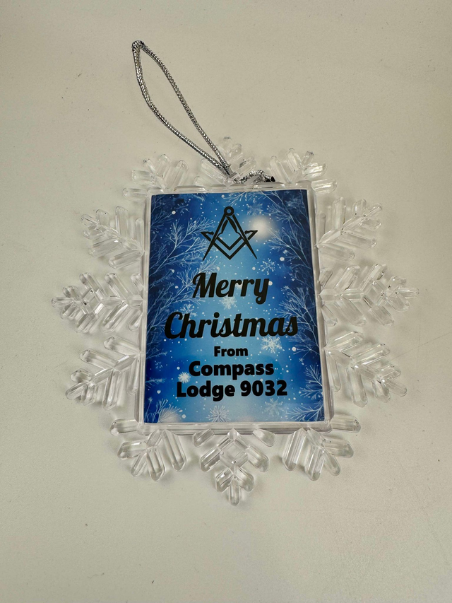 Custom Masonic Tree Decoration