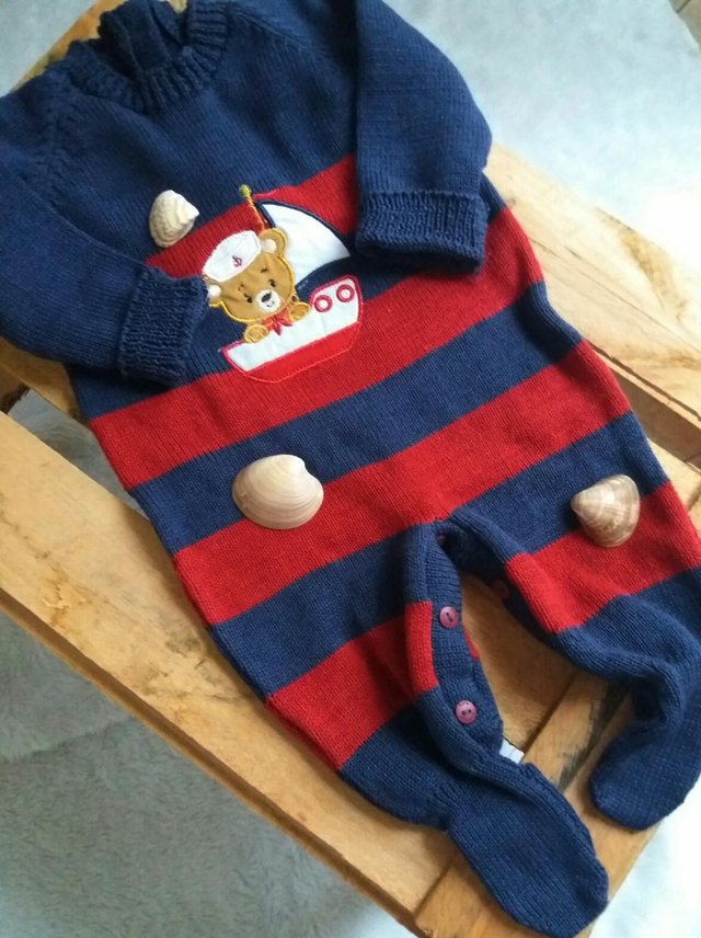 Macacão Urso Marinheiro