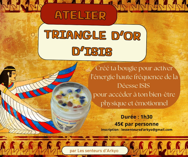 Atelier comprendre le sens de la bougie Isis