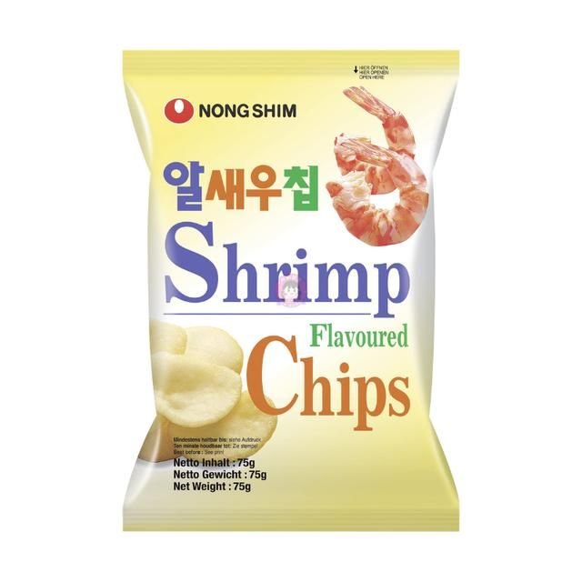 Nongshim Shrimp Flavoured Chipsv75g