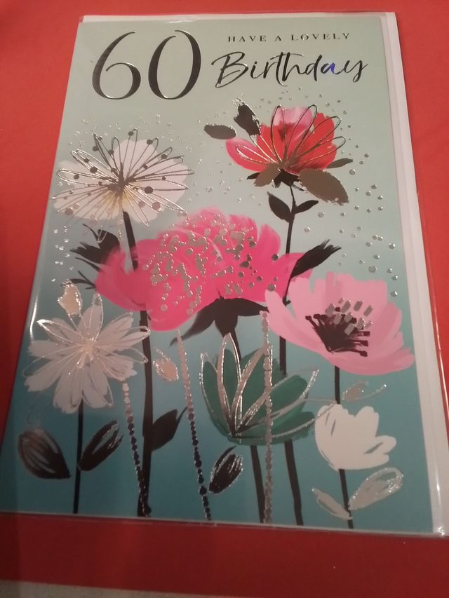 60th Birthday Card Stunning Design