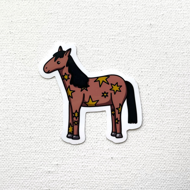 Sticker L Pferd