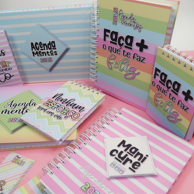 Agenda Agendamentos + Calendário de Mesa + Bloquinho