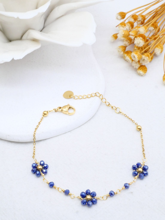 Bracelet marguerite perle 