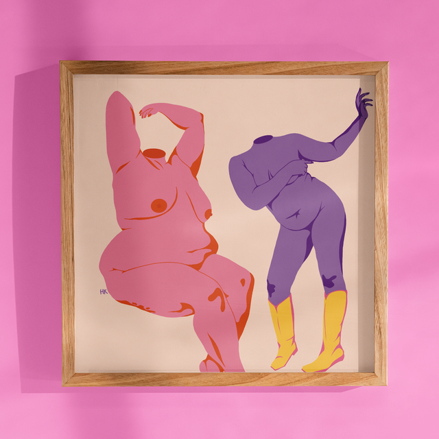 Boobs and Boots Print