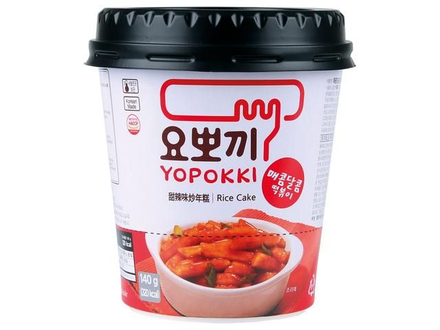 Yopokki Topokki Cup Sweet And Spicy Rice Cake 140g 