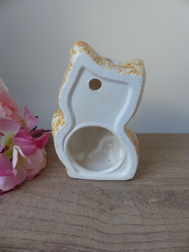 Ravissant Dévidoir à Ficelle de Cuisine Chat en Céramique, Porte Ficelle Chat Décoration Bureau Buanderie Cellier Cuisine Atelier