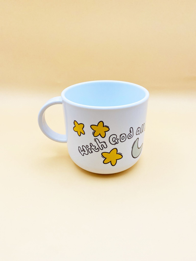 Bible verse mini mug - Space themed mini mug - Lightweight mini mug 