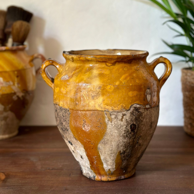 le grand pot à confit patiné