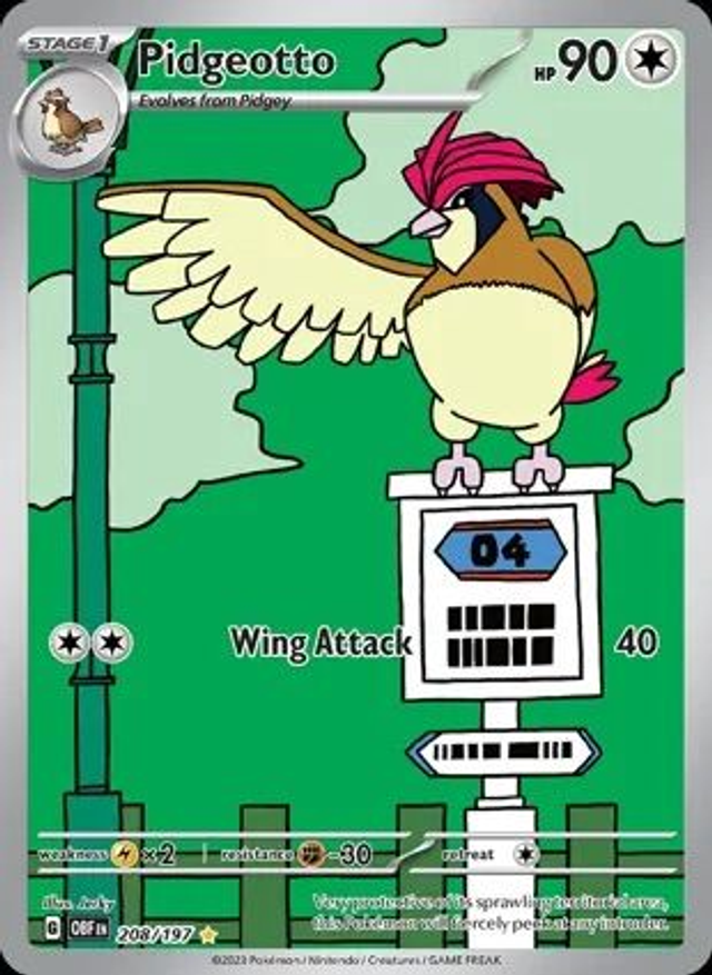 Pidgeotto - 208/197 (Illustration Rare)