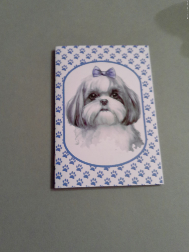 Carnet de note Shih tzu