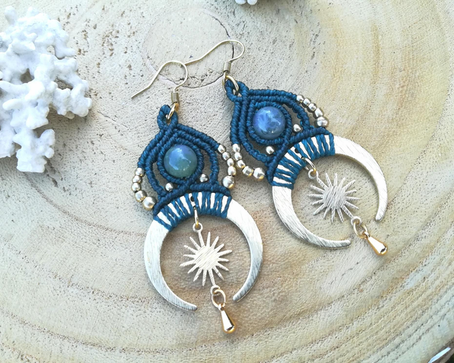 Boucles d'oreilles « SAYA » ~ Coloris au choix