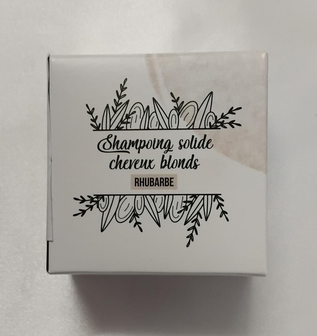 Shampoing solide cheveux blonds