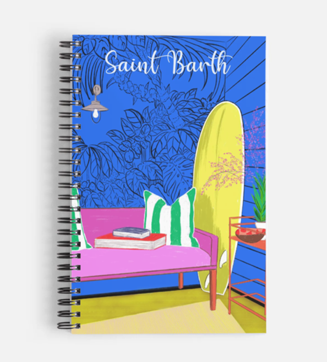 Spiral Notebook with line Yellow Surfboard SOLD OUT 