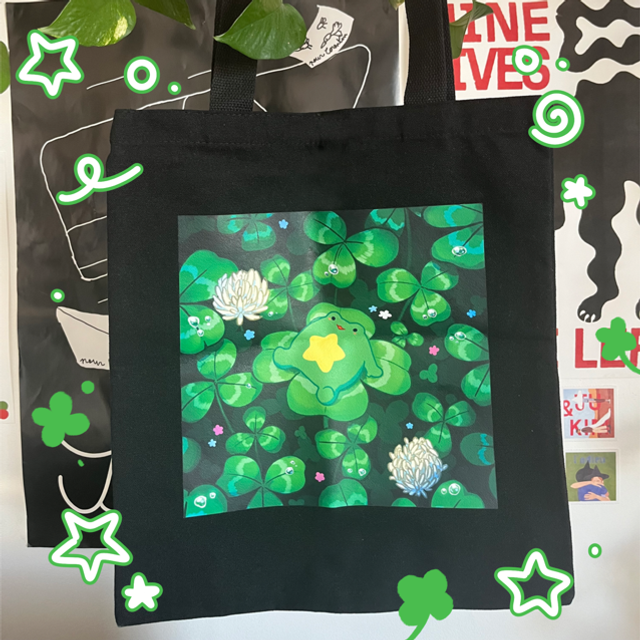 🍀 Clover Starbean tote bag 