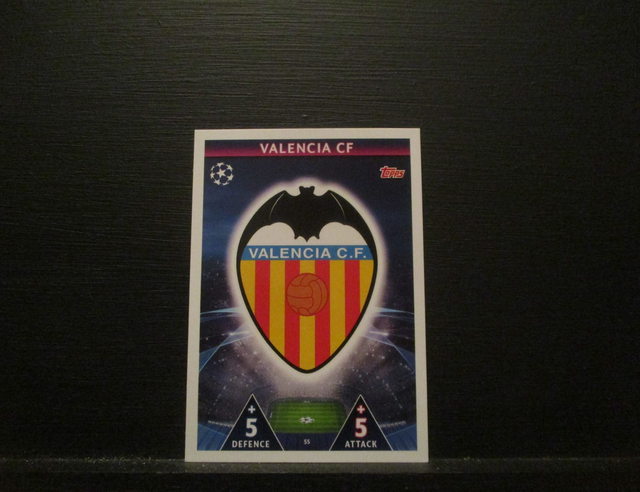 VALENCIA CF - UEFA Champions League Match Attax 2018/19 Original Trading Card #55