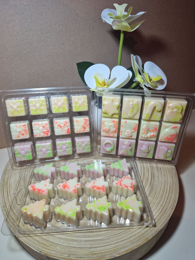 Fondants parfumés: Calisson, citron meringué, Fruits confits