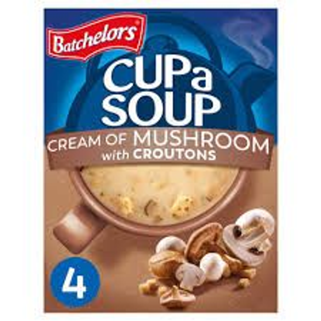 Batchelor's Cream of Mushroom Cup a Soup 4 Sachets