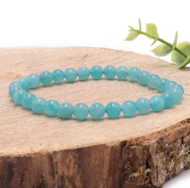 Bracelet Amazonite 06mm AA