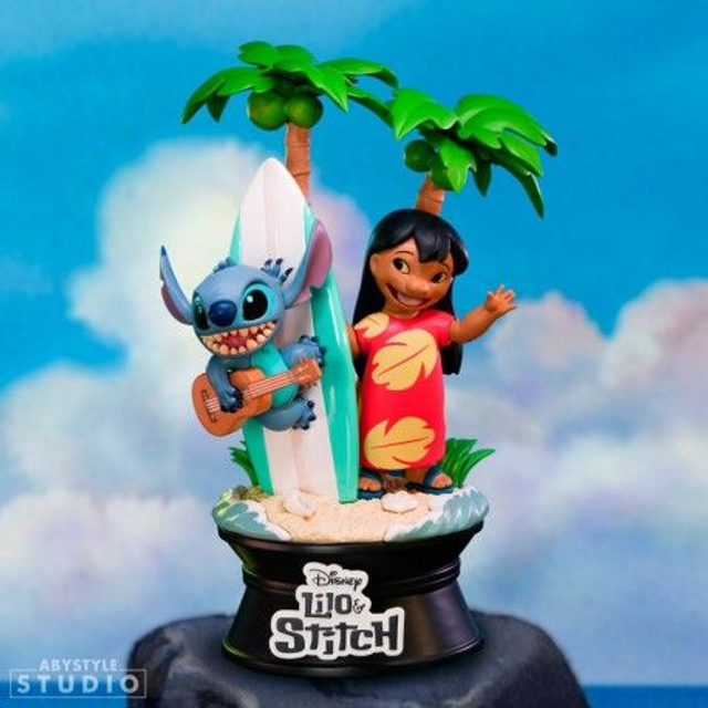 Lilo &amp; Stitch Surfboard - DISNEY - Figurine ABYstyle 17cm