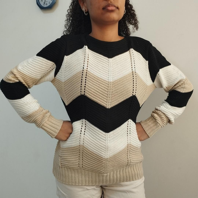 Blusa Tricot manga longa 332 tamanho único 