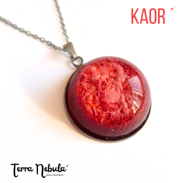 Collier Planète à adopter Kaor | BP092 | Pétri