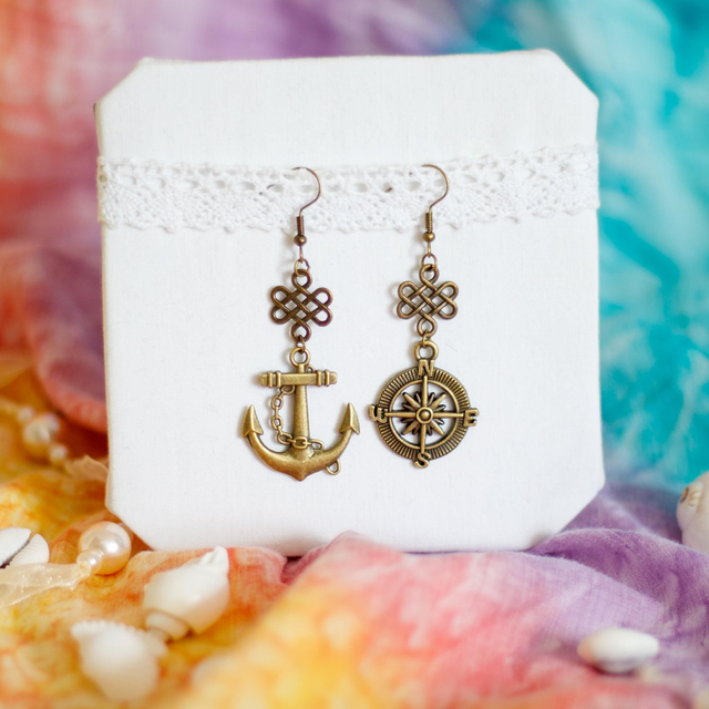 Boucles d'oreilles Lever l’ancre