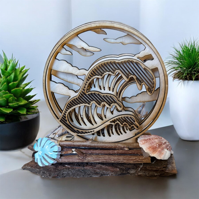 Cadre deco 3D avec soliflore