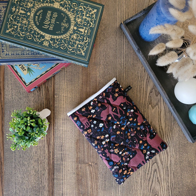 Pochette pour livre Grand Format : Animaux de la forêt