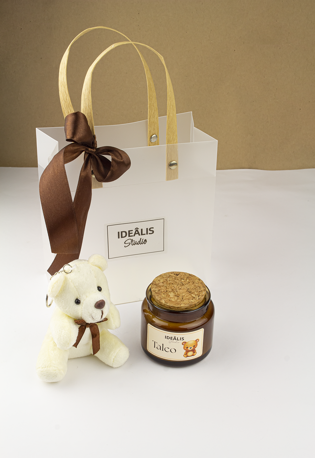 Conjunto Vela e Urso Porta-Chaves