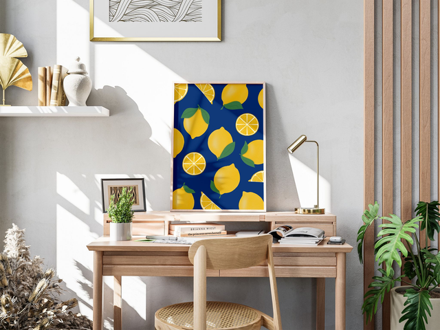 Dose de couleur - Citrons Affiche