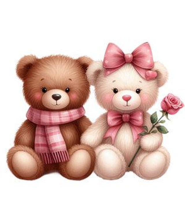 Boucles d'oreilles Ourson 