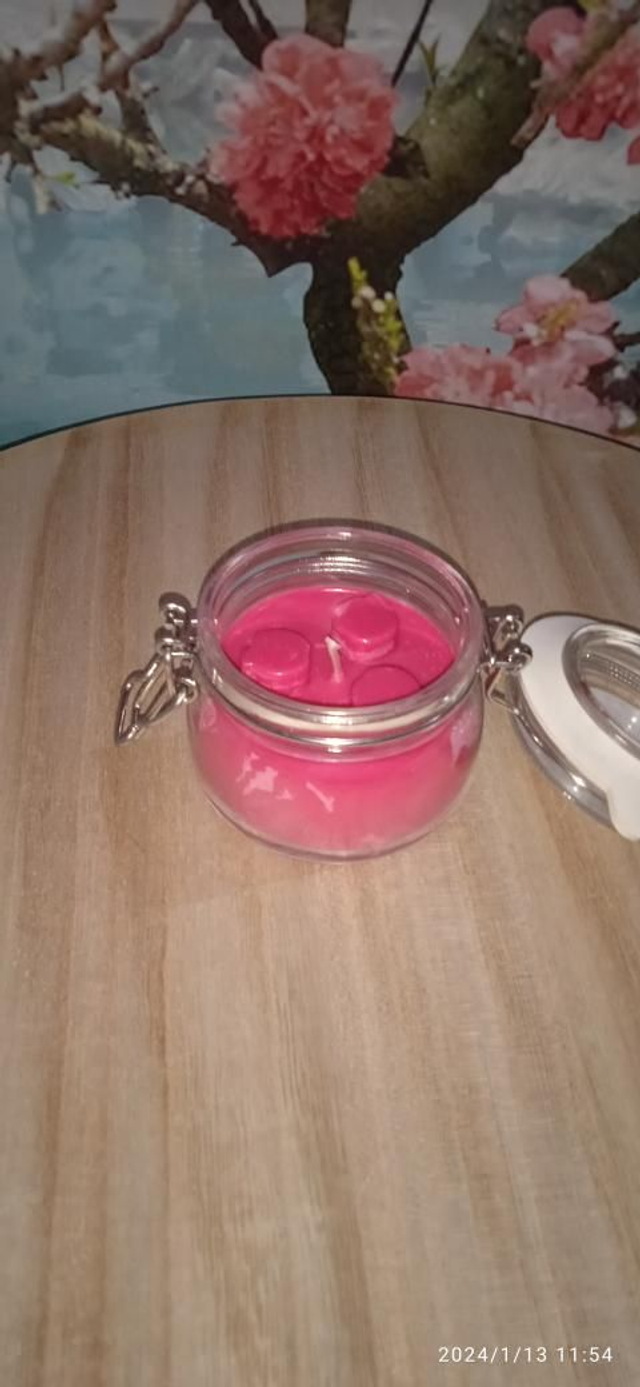 Bougie pomme d'amour 