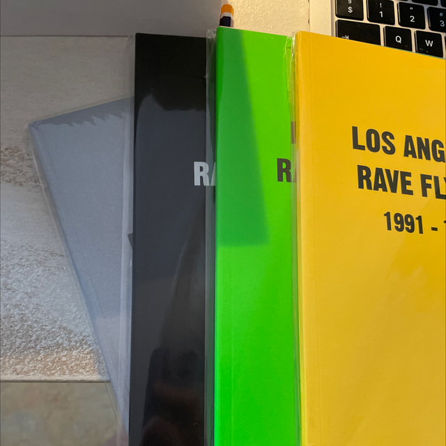 Los Angeles Detroit Paris London Rave Flyers