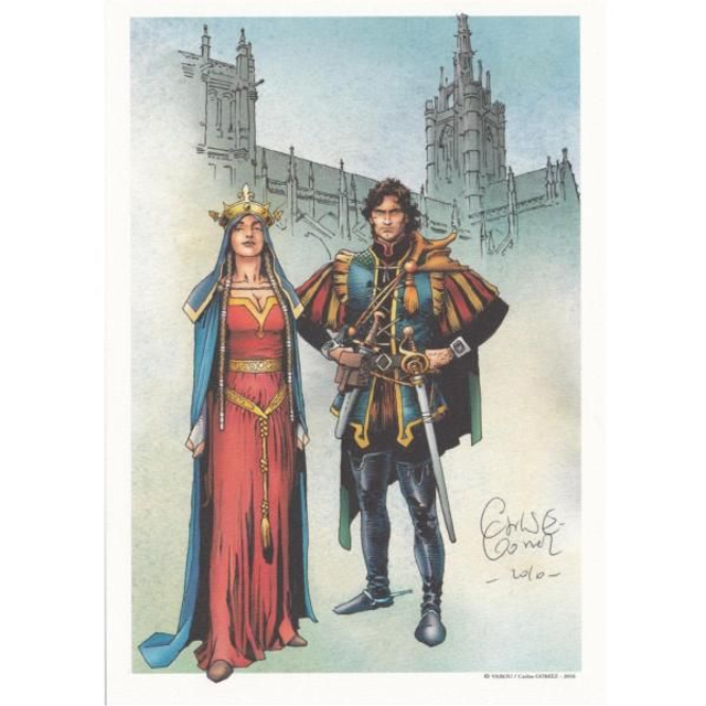 Ex-libris Carlos Gomez numéroté &amp; signé